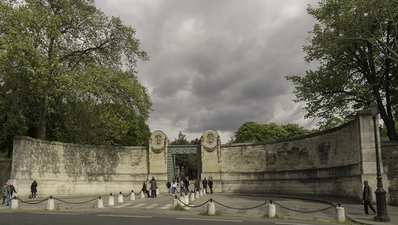 Entrée du cimetière du Père lachaise