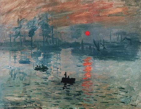 Impression soleil levant de Claude Monet