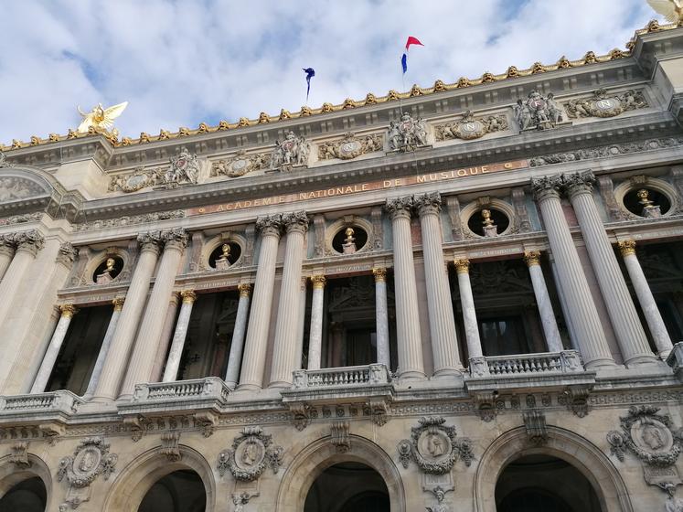 Façade sud de l'Opéra Garnier